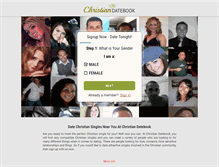 Tablet Screenshot of christiandatebook.com